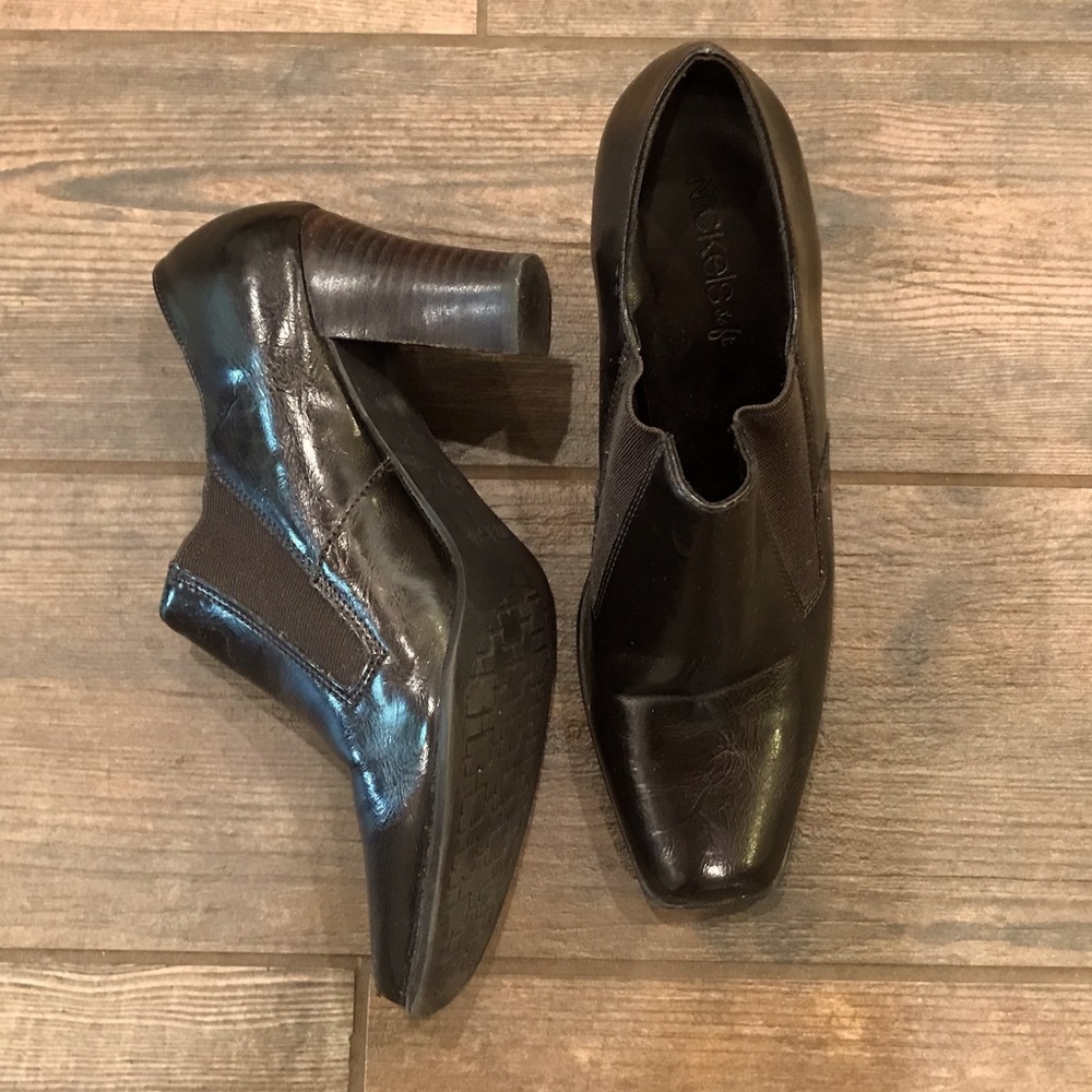 Nickles Soft ankle booties, Mahogany Brown, 6.5